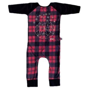 RAGS TO RACHES plaid romper